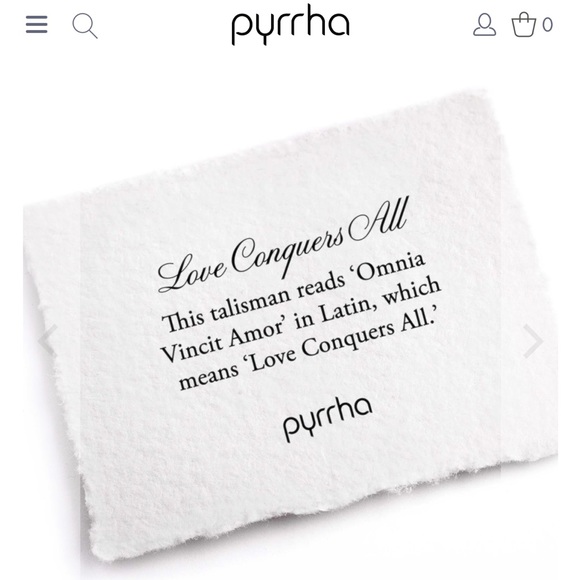 Pyrrha pendant and chain “Love Conquers All”. Oxidized sterling silver. - Picture 5 of 6